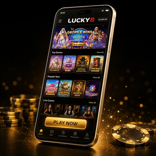 Lucky8 Casino version mobile responsive sur smartphone