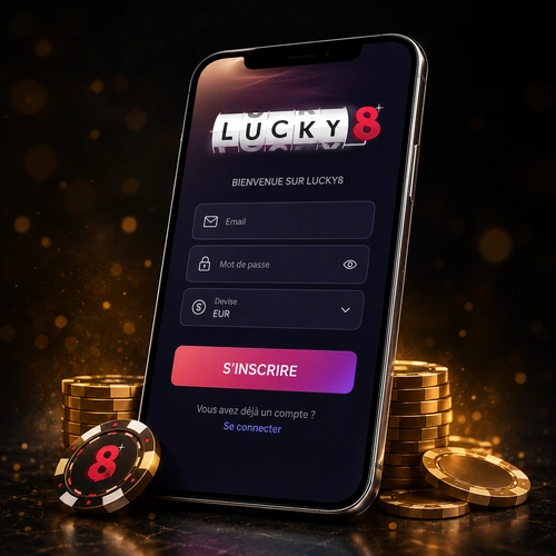 Formulaire d'inscription Lucky8 Casino étape par étape